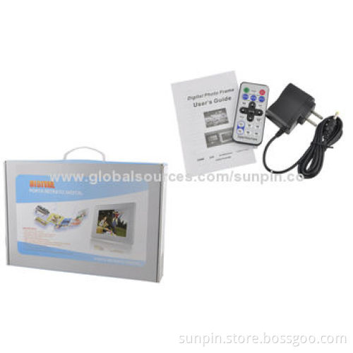Multifunction Digital Photo Frame with 1,024*600px Resolution